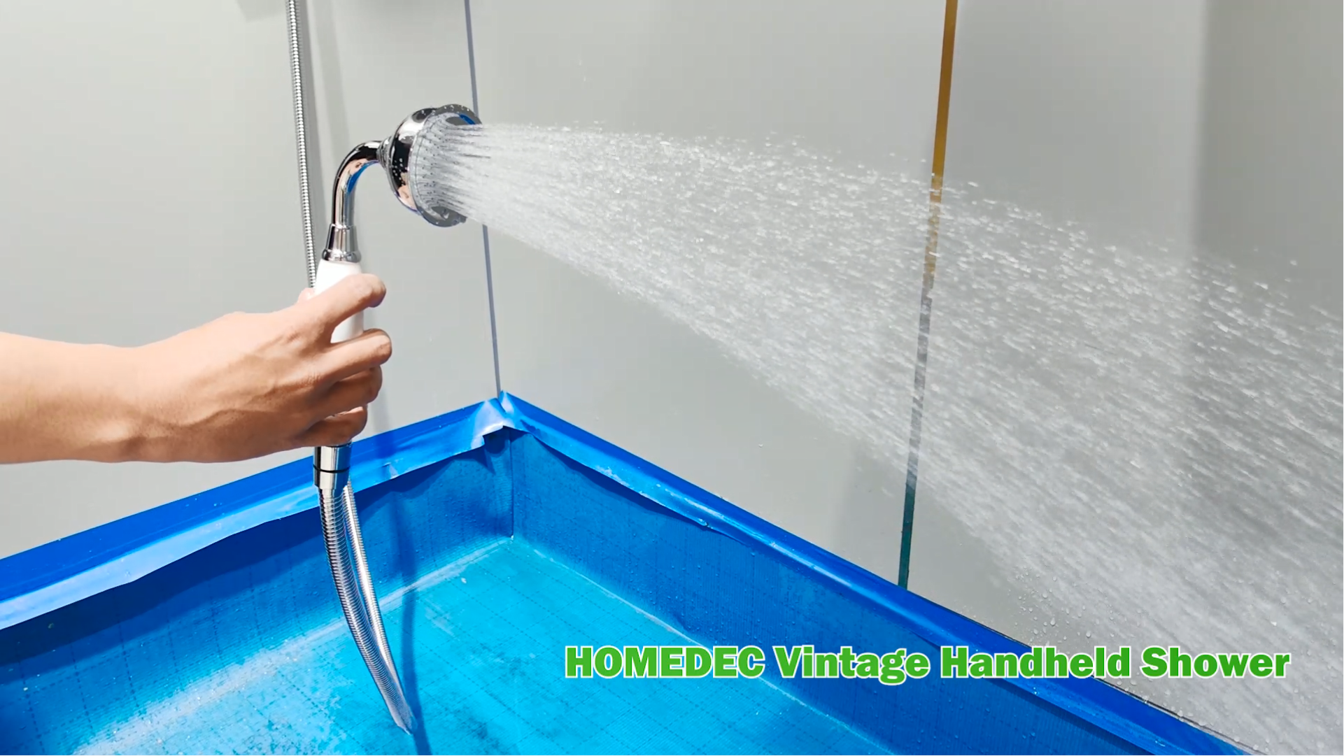 HOMEDEC Vintage Handheld Shower Head with 59